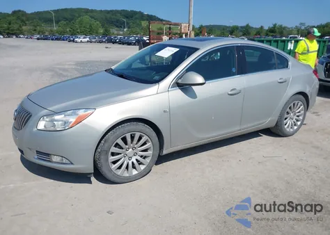 2011 Buick Regal Cxl Russelsheim из США, поврежденный, VIN W04GS5EC5B1097163